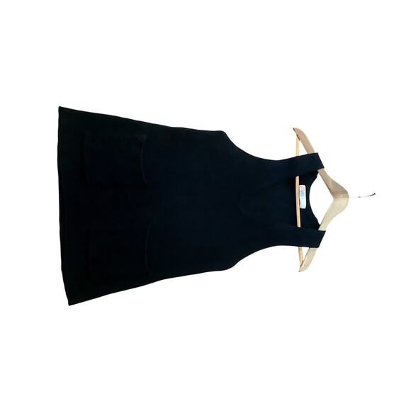 FP BEACH Free People Nikki Sweater Knit Dress Patch Pockets Black Size XS - Picture 7 of 14